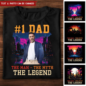 The Man The Myth The Legend - Personalized Photo Shirt