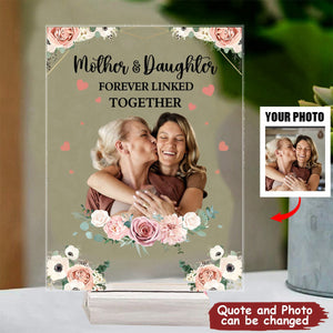 The Love Between A Mother And Children Is Forever - Personalized Acrylic Plaque
