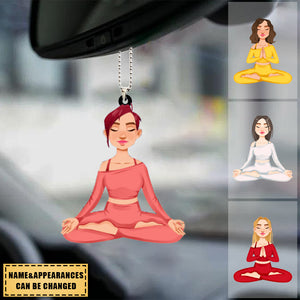 Yoga Girl - Personalized Ornament