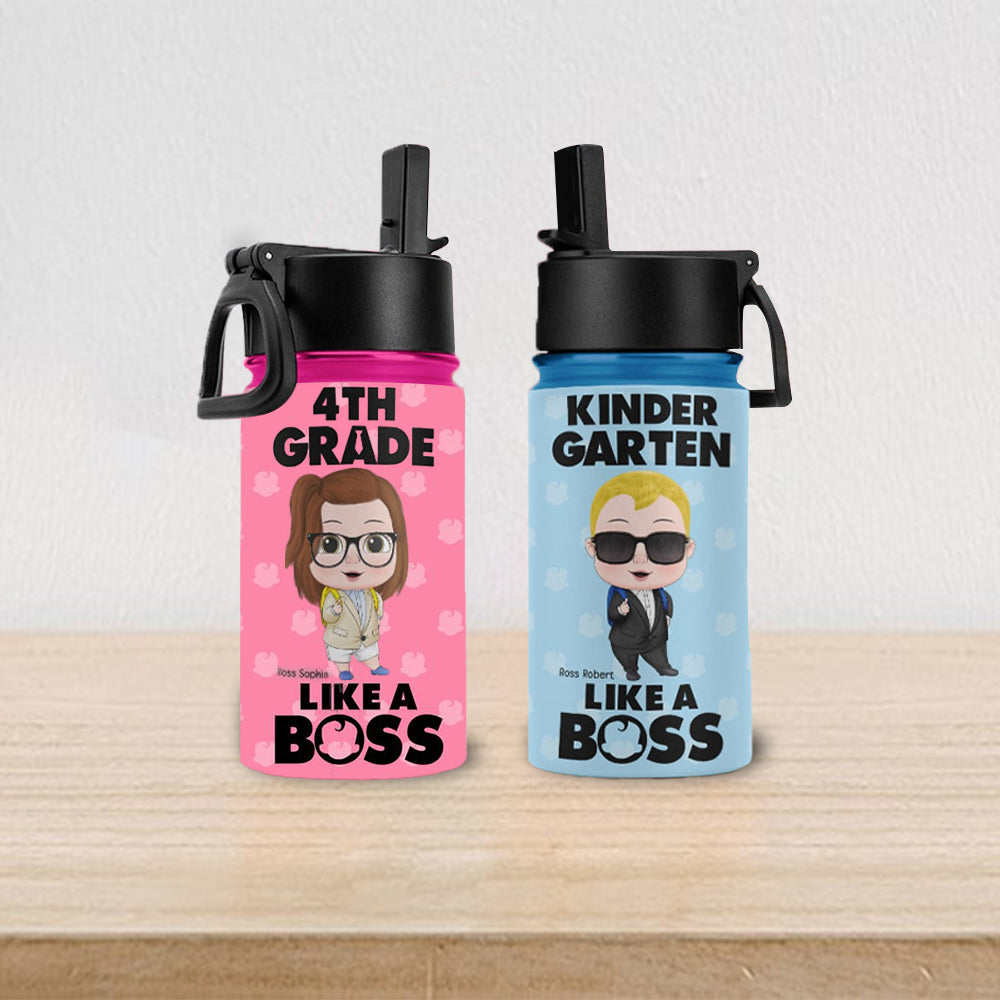 Kindergarten Like A Boss Personalized Kid Tumbler