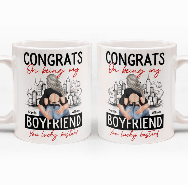 You Lucky Bastard - Personalized Mug