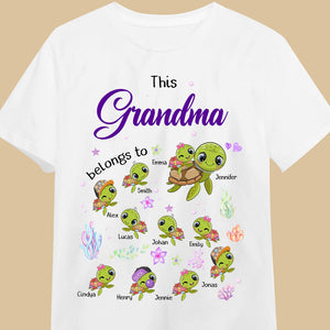 Personalized Gift For Grandma This Grandma Belongs To Shirt