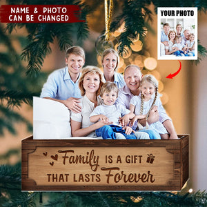 Christmas Ornament - Photo Background Removal - Custom Ornament from Photo - Gift for Family