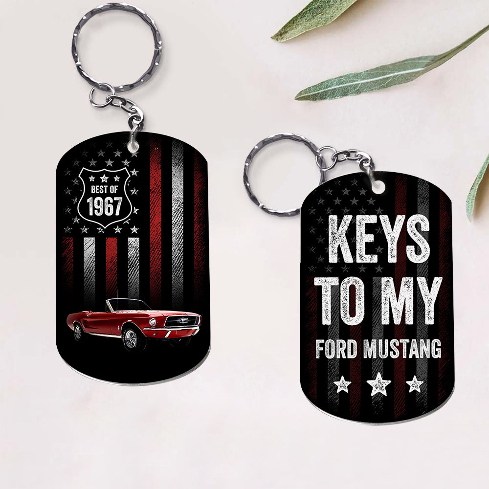 (Photo Inserted) Keys To My Car - Personalized Keychain