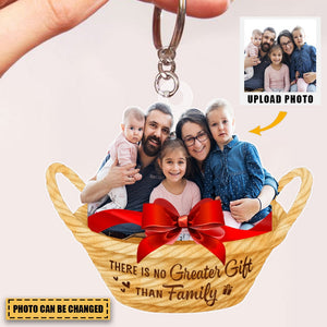Perfect Keychain For Family - There Is No Greater Gift Than Family - Custom from Photo