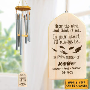In The Loving Memory OF Family Wind Chimes Personalized Gifts