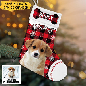 Dog Photo Christmas Stocking