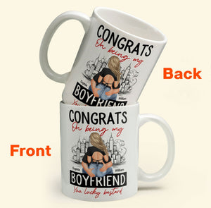 You Lucky Bastard - Personalized Mug