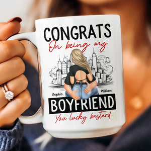 You Lucky Bastard - Personalized Mug