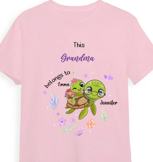 Personalized Gift For Grandma This Grandma Belongs To Shirt